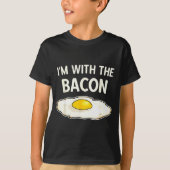 I'm With The Bacon Eggs Easy Halloween Matching Co Tシャツ (正面)