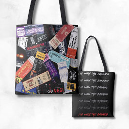 I'm with the Banned Black トートバッグ