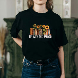 I'm With The Banned T-shirt | Banned Books Tee Tシャツ