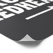 I'm With The Drunk Redhead Funny St Patricks Day  ポスター (角)