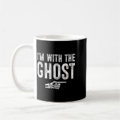 I'm With The Ghost Easy Costume Halloween Couples  コーヒーマグカップ (左)