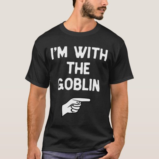 I'm With The Goblin Costume Halloween Matching Par Tシャツ (正面)