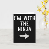 I'm With The Ninja コスプレ ハロウィン ペアグッズ カード (黄色い花)