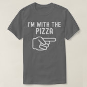 I'm With The Pizza Funny Couples Matching Hallowee Tシャツ (デザイン正面)