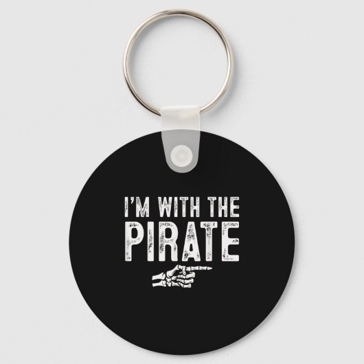 I'm With The Rate Easy Costume Halloween Couples M キーホルダー (正面)