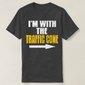 I'm With The Traffic Cone Costume Funny Halloween  Tシャツ (デザイン正面)