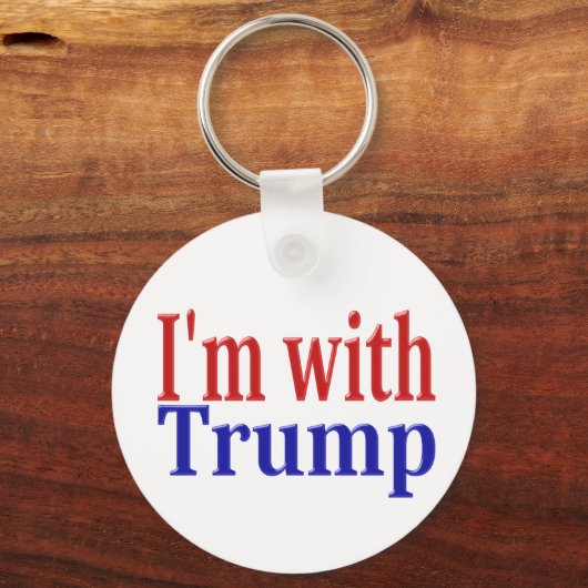 Im With Trump  キーホルダー (裏面)