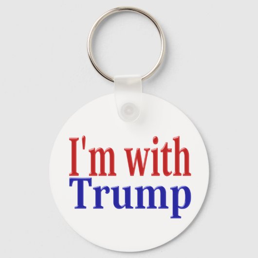 Im With Trump  キーホルダー (裏面)