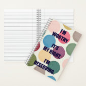 I'm Worthy Spiral Notebook ノートブック (内側)