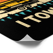 Im Y And I Tow It Camper Rv ポスター (角)