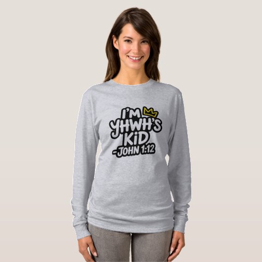 I'm YHWH’s Kid – Attack Me at Your Own Peril Sweat Tシャツ (正面フル)