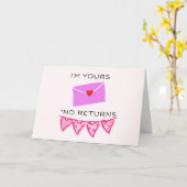 I'm You No Return – バレンタイン カード (黄色い花)
