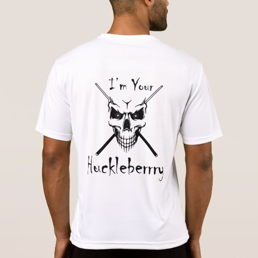I'm Your Huckleberryのビリヤード Tシャツ (裏面)
