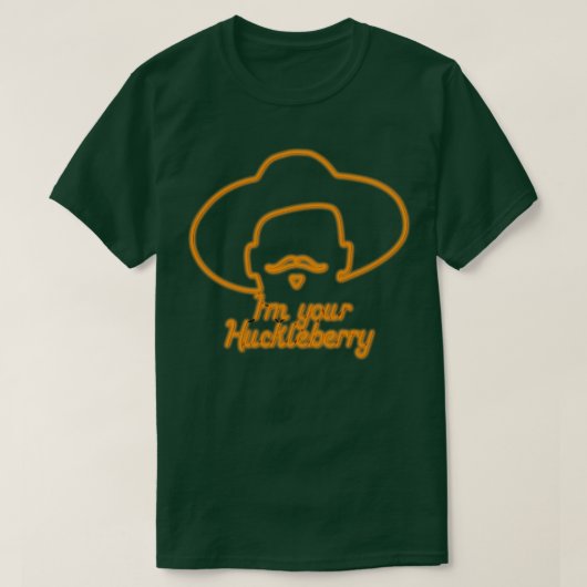 Im Your Huckleberry Tシャツ (デザイン正面)