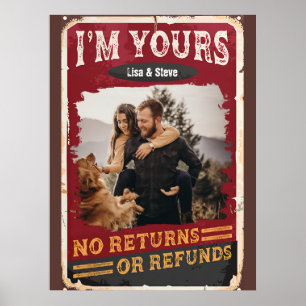 Im Your No Returnまたは返金カップルのバレンタインデー ポスター