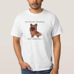 Imaのジャーマン・シェパードのTシャツ Tシャツ