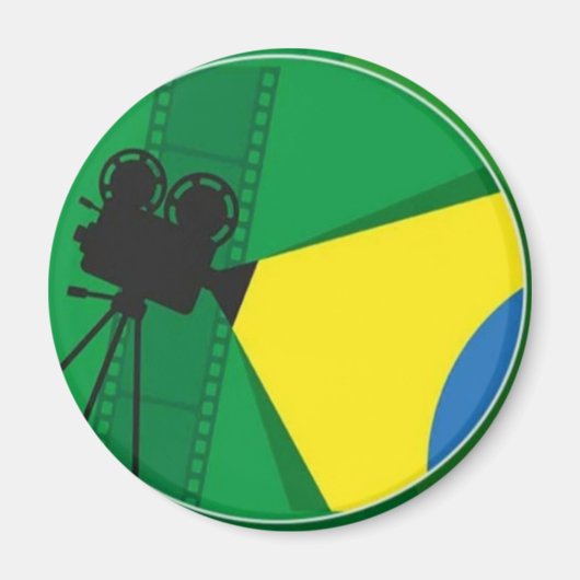 Imã Cinema Brasileiro 🇧🇷 マグネット (正面)