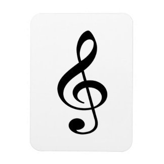 Ímã Flexível (Flexible Magnet) Clave de Sol Preta マグネット