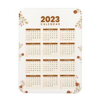 Ímã Flexível MINI CALENDAR 2023 マグネット