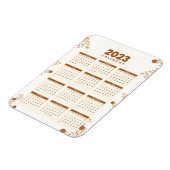 Ímã Flexível MINI CALENDAR 2023 マグネット (左側)