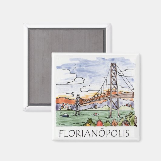 Imã Floripa マグネット (正面/裏面)