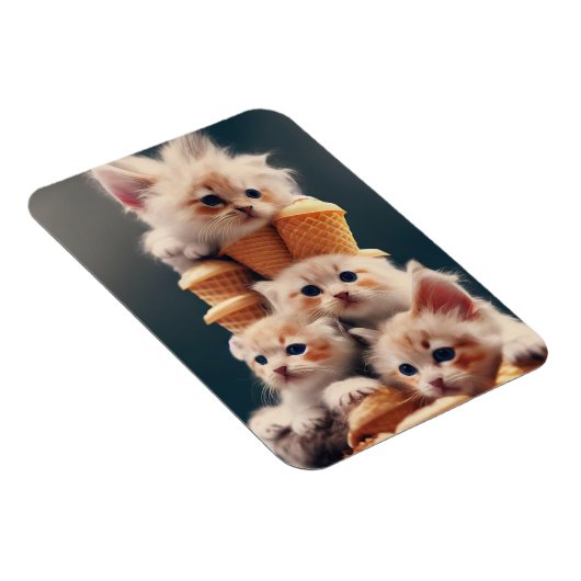 ímã gatinhos e sorvetes マグネット (右側)