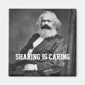 íma Karl Marx マグネット (正面)