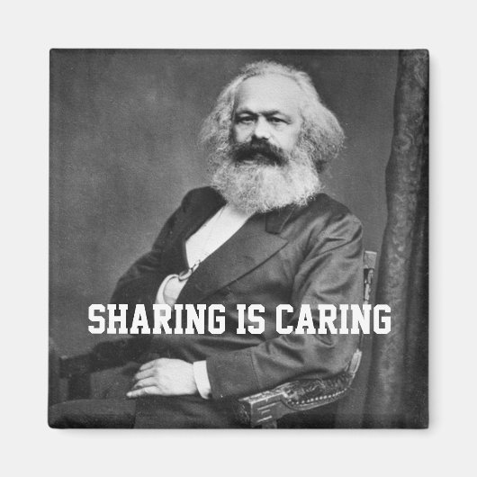 íma Karl Marx マグネット (正面)