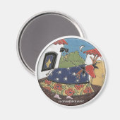 Imã redondo Boi de Mamão マグネット (正面/裏面)