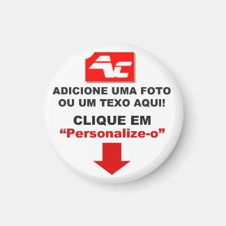 Imã Redondo Personalizado - Pequeno - 3,2 Cm マグネット