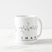 Imaanペプチド名mug コーヒーマグカップ (正面右)