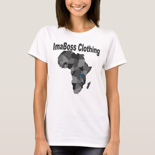 ImaBoss Afrocentric Women's T Shirt Tシャツ (正面)