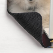 iMacのポメラニア犬 マウスパッド (コーナー)