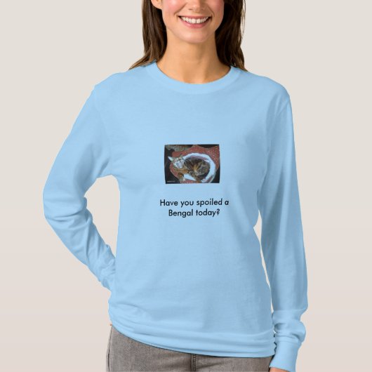 imag0320、ベンガルを今日だめにしましたか。 tシャツ (正面)