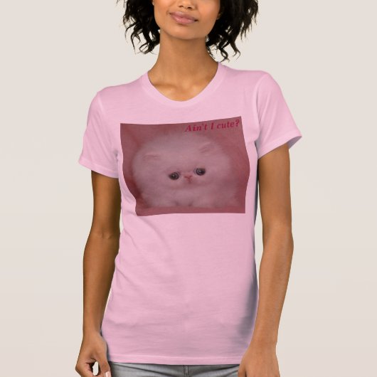 image009、私はかわいくないですか。 tシャツ (正面)