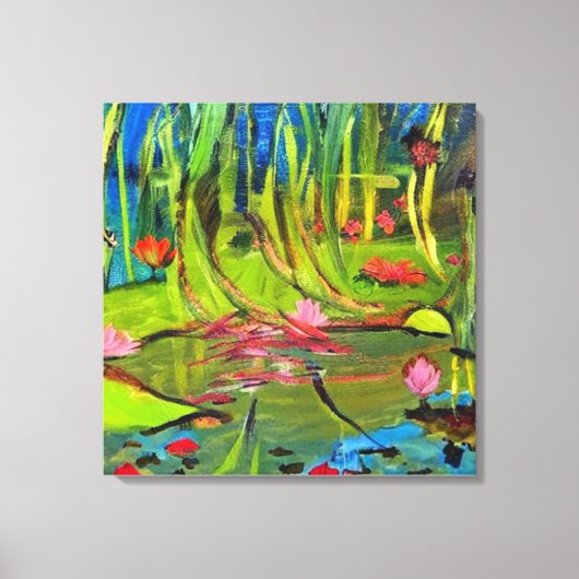 Image : A beautiful lagoon. キャンバスプリント (正面)