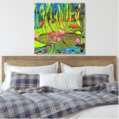 Image : A beautiful lagoon. キャンバスプリント (インサイチュ (寝室))