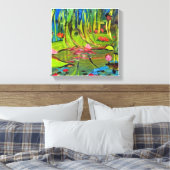 Image : A beautiful lagoon. キャンバスプリント (インサイチュ (寝室))