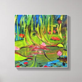 Image : A beautiful lagoon. キャンバスプリント