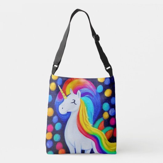 Image: colorful unicorn クロスボディバッグ (裏面)