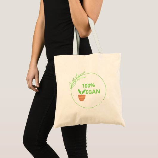Image for vegans. トートバッグ (正面(商品))