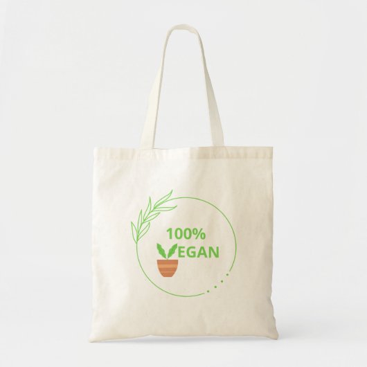 Image for vegans. トートバッグ (正面)