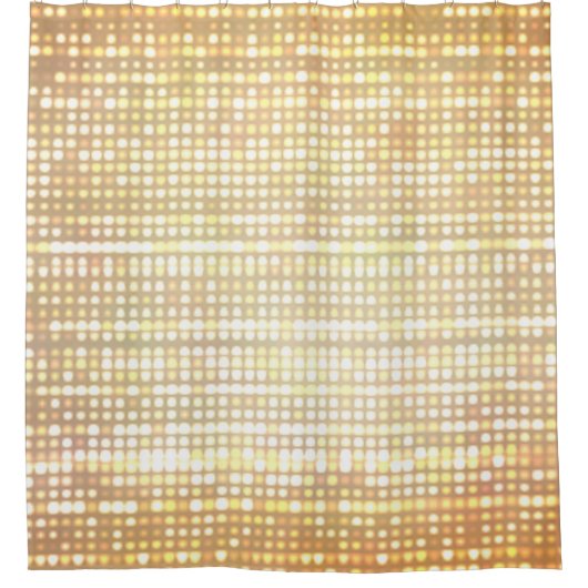 Image of defocused stadium lights. シャワーカーテン (正面)