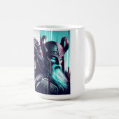  image of the gods zeus and odin togethe コーヒーマグカップ (正面右)