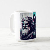  image of the gods zeus and odin togethe コーヒーマグカップ (正面左)