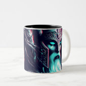 image of the gods zeus and odin together ツートーンマグカップ (正面右)
