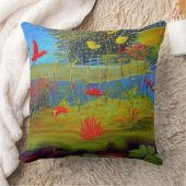 Image: Somewhere a lake. クッション (ブランケット)