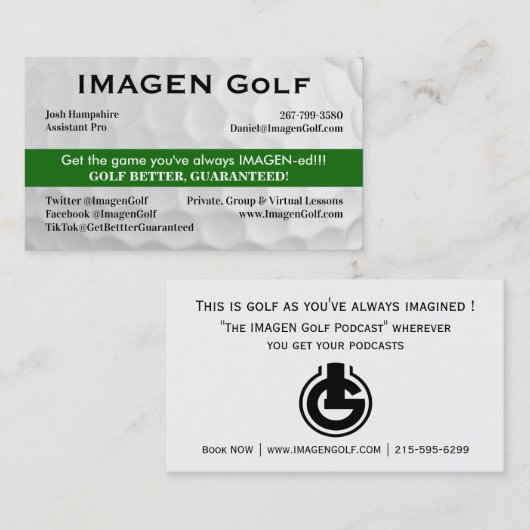 iMAGEN 2024年11月Josh Final 名刺 (正面/裏面)