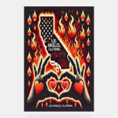 IMAGEN ALUSIVA A LA SOLIDARDAD CON LOS ANGELES C. アクリルサイン (正面)