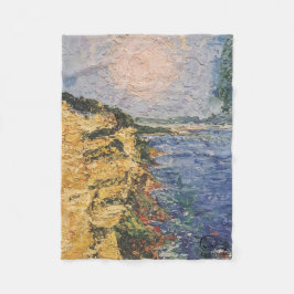 Imagen de mi obra arte Amanecer フリースブランケット